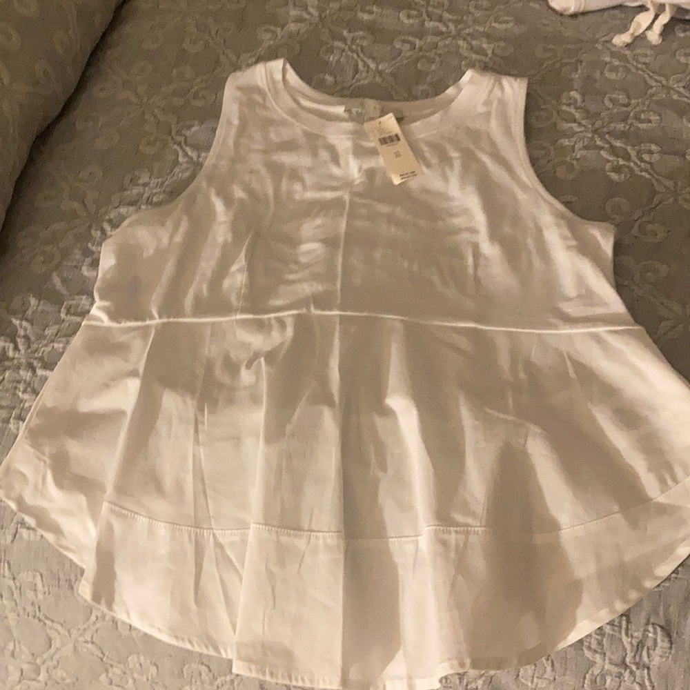 Anthropology Peplum top
